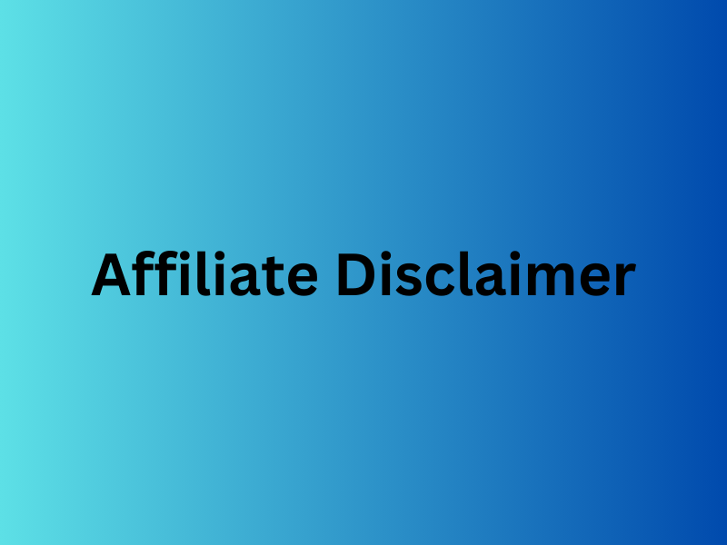 Affiliate Disclaimer